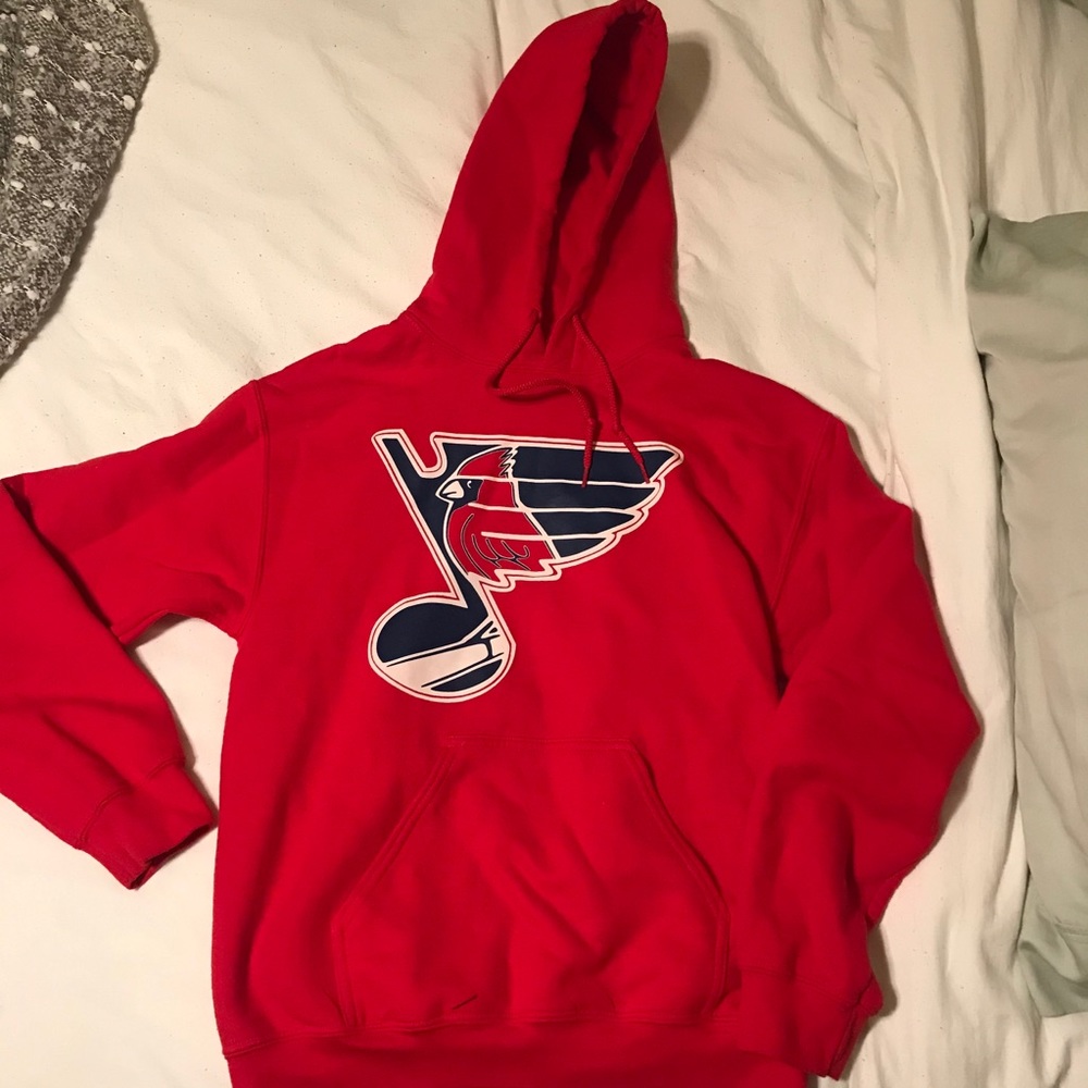 St. Louis Cardinals and Blues hoodie size small
